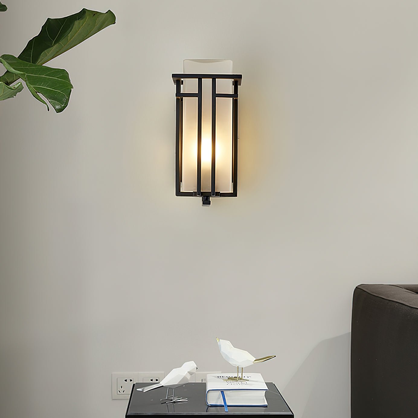 Linden Waterproof Iron Retro Outdoor Wall Sconce for Garden Entryway and Path Lighting