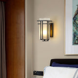 Linden Waterproof Iron Retro Outdoor Wall Sconce for Garden Entryway and Path Lighting