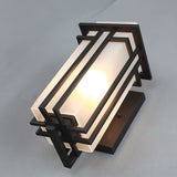 Linden Waterproof Iron Retro Outdoor Wall Sconce for Garden Entryway and Path Lighting