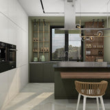 Linear Glass Sphere Chandelier Modern Geometric Pendant Light for Kitchen Island and Dining Table