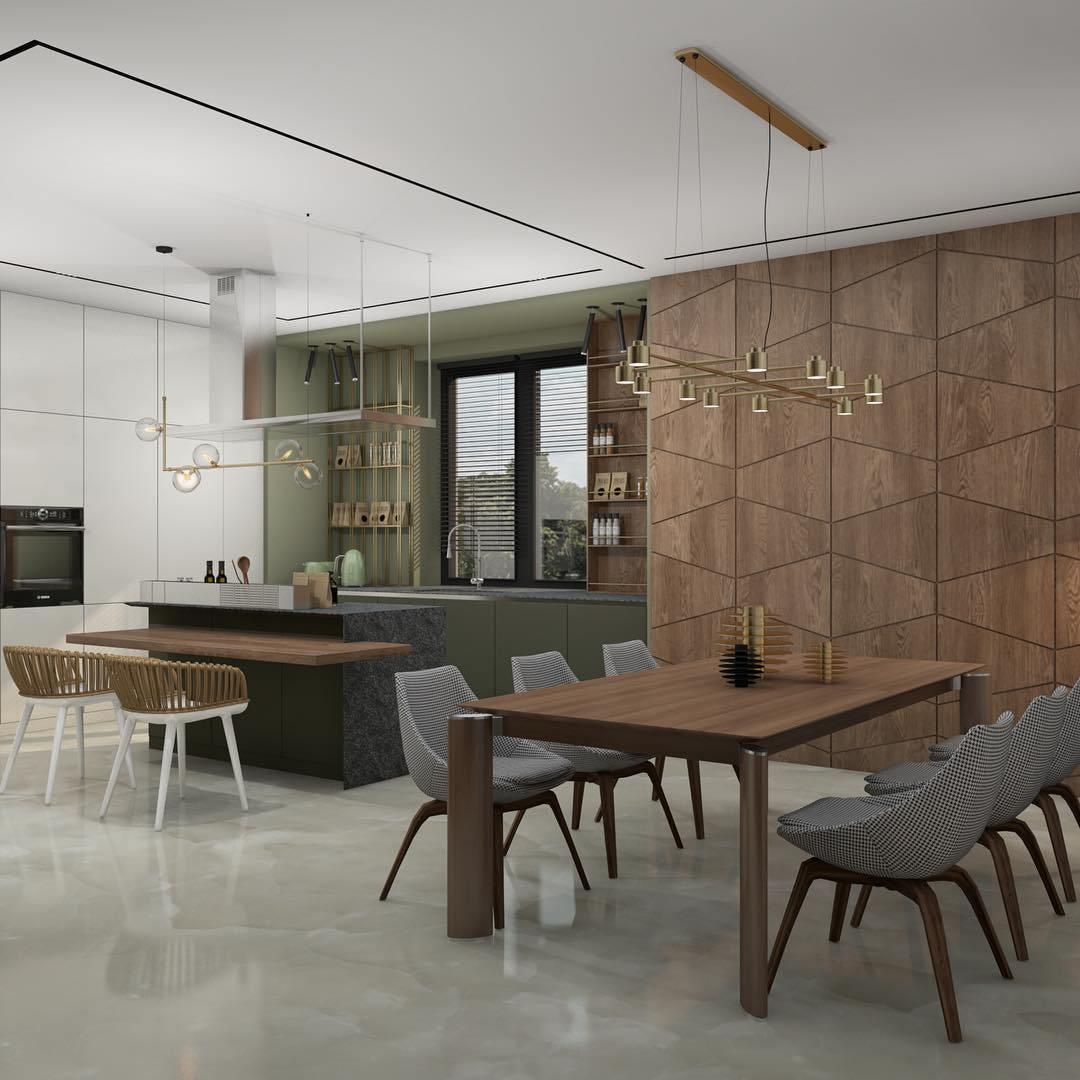 Linear Glass Sphere Chandelier Modern Geometric Pendant Light for Kitchen Island and Dining Table