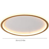 Geometric Square Circular Dimmable LED Flush Mount Nordic Ceiling Light Fixture