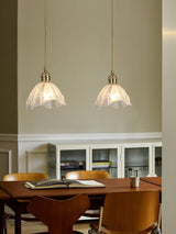 lotus-shape-brass-and-etched-crystal-glass-small-pendant-lamp-for-kitchen-and-hallway-lighting
