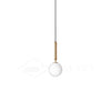 Luminae Glass Sphere Pendant Light Modern Nordic Hanging Lamp for Kitchen and Dining Room