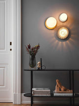 Lunara Modern Glass Globe Wall Sconce and Ceiling Light for Entryway or Hallway