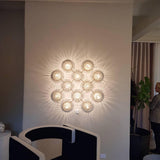 Lunara Modern Glass Globe Wall Sconce and Ceiling Light for Entryway or Hallway
