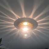 Lunara Modern Glass Globe Wall Sconce and Ceiling Light for Entryway or Hallway