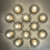 Lunara Modern Glass Globe Wall Sconce and Ceiling Light for Entryway or Hallway