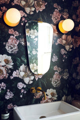 Lunara Modern Glass Globe Wall Sconce and Ceiling Light for Entryway or Hallway