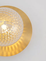 Lunara Modern Glass Globe Wall Sconce and Ceiling Light for Entryway or Hallway