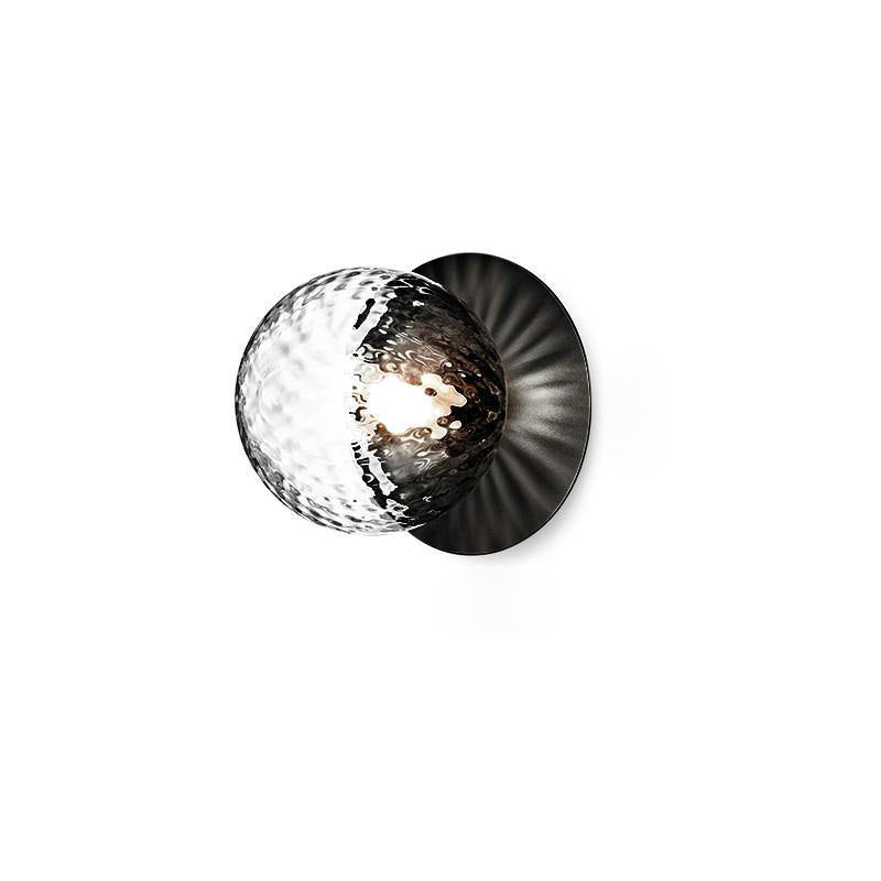 Lunara Modern Glass Globe Wall Sconce and Ceiling Light for Entryway or Hallway