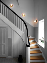 Lunara Modern Glass Globe Wall Sconce and Ceiling Light for Entryway or Hallway
