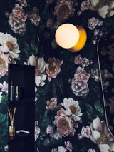 Lunara Modern Glass Globe Wall Sconce and Ceiling Light for Entryway or Hallway