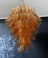 luxurious-murano-style-amber-glass-petal-chandelier-elegant-handcrafted-ceiling-light-fixture