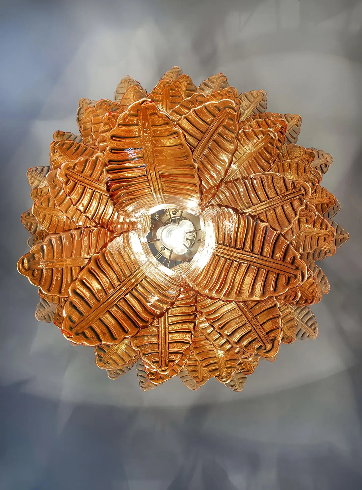 luxurious-murano-style-amber-glass-petal-chandelier-elegant-handcrafted-ceiling-light-fixture