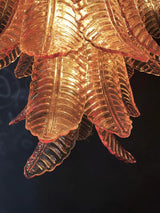 luxurious-murano-style-amber-glass-petal-chandelier-elegant-handcrafted-ceiling-light-fixture