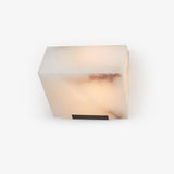 Luxury Alabaster LED Sconce Minimalist Wall Light for Staircase and Bedroom