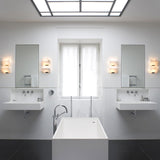 Luxury Alabaster LED Sconce Minimalist Wall Light for Staircase and Bedroom