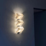 Luxury Alabaster LED Sconce Minimalist Wall Light for Staircase and Bedroom