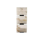 Luxury Alabaster LED Sconce Minimalist Wall Light for Staircase and Bedroom
