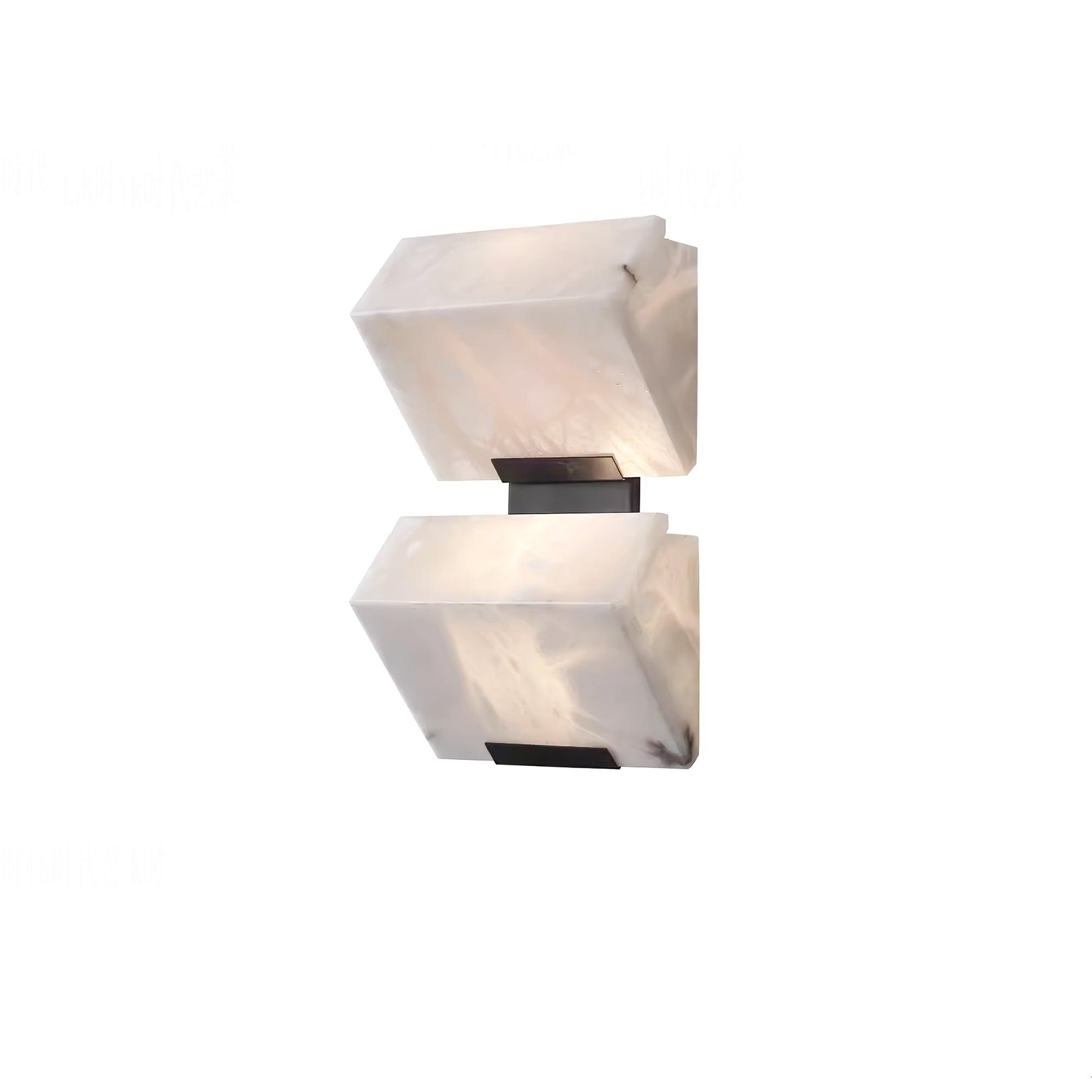 Luxury Alabaster LED Sconce Minimalist Wall Light for Staircase and Bedroom
