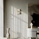 Luxury Alabaster LED Sconce Minimalist Wall Light for Staircase and Bedroom