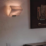 Luxury Alabaster LED Sconce Minimalist Wall Light for Staircase and Bedroom