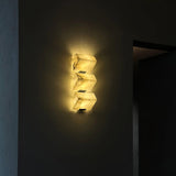 Luxury Alabaster LED Sconce Minimalist Wall Light for Staircase and Bedroom
