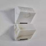 Luxury Alabaster LED Sconce Minimalist Wall Light for Staircase and Bedroom