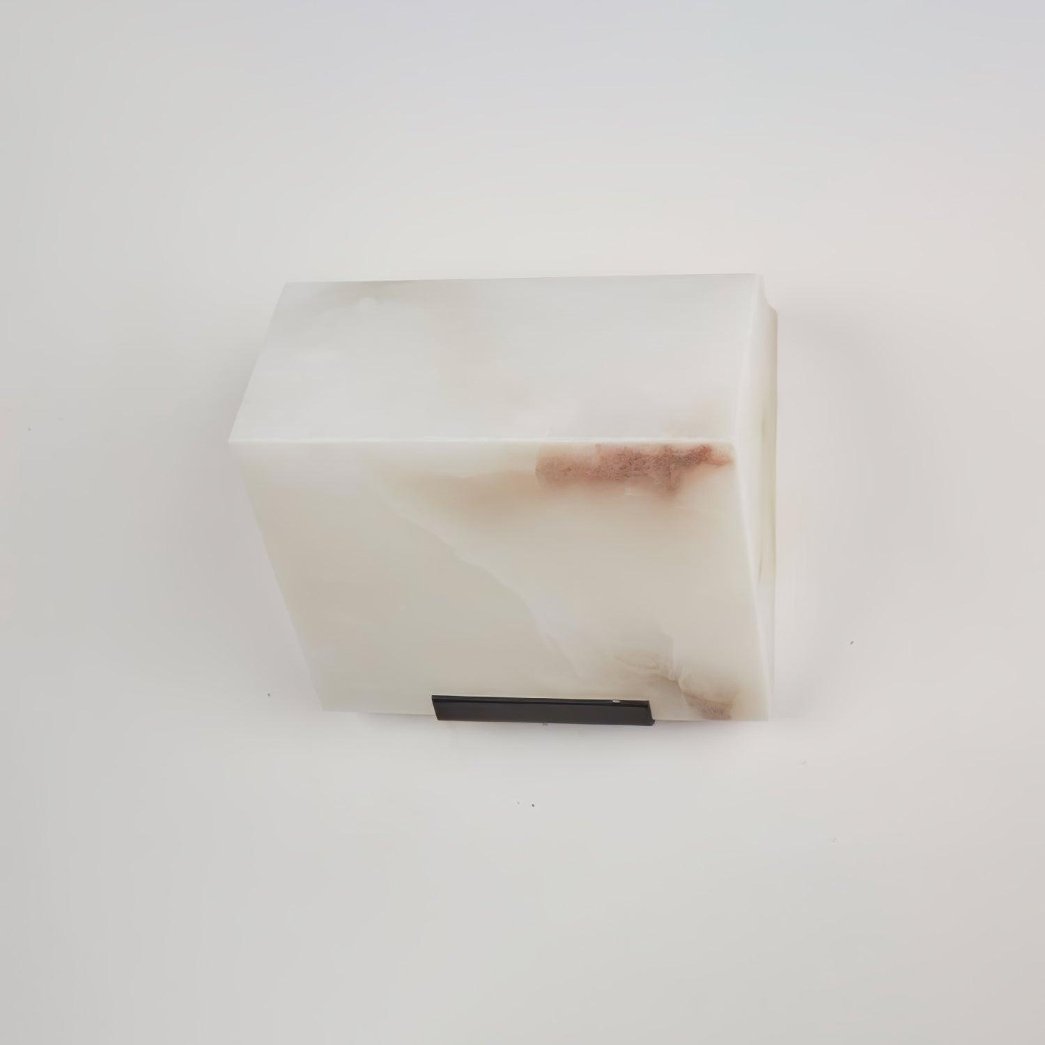 Luxury Alabaster LED Sconce Minimalist Wall Light for Staircase and Bedroom