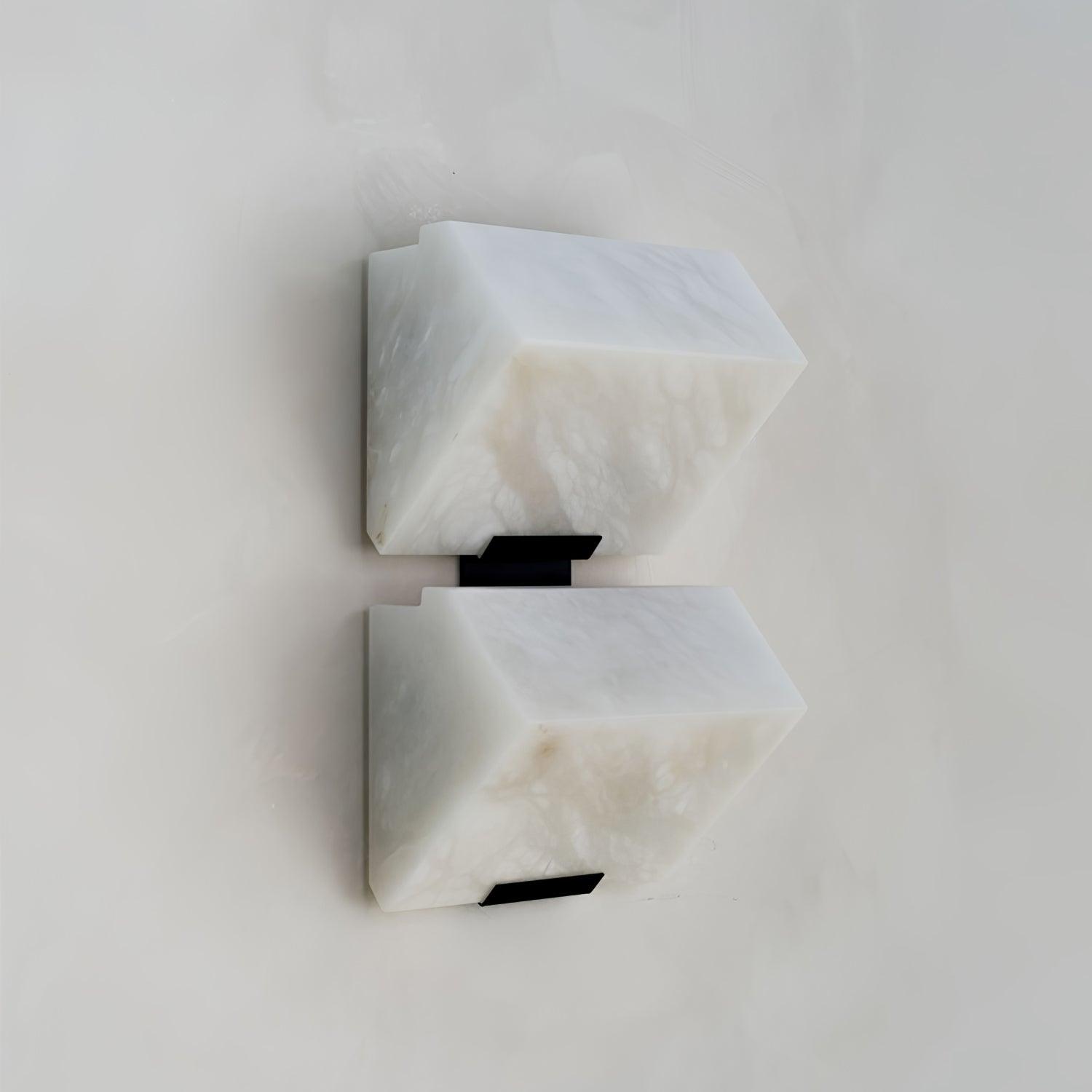Luxury Alabaster LED Sconce Minimalist Wall Light for Staircase and Bedroom