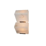 Luxury Alabaster LED Sconce Minimalist Wall Light for Staircase and Bedroom