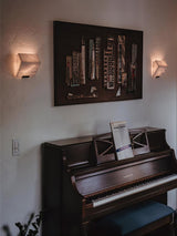 Luxury Alabaster LED Sconce Minimalist Wall Light for Staircase and Bedroom