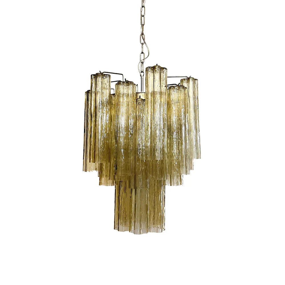 luxury-amber-glass-tube-chandelier-modern-murano-style-pendant-light-with-metal-frame
