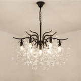 Luxury Antique Crystal 7 Light LED Artistic Chandelier for Kitchen Island and Dining Room