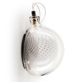Luxury Copper Mesh and Clear Blown Glass Wall Sconce for Indoor Lighting