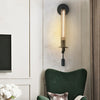 Luxury Crystal Glass Wall Sconce Postmodern E14 Indoor Lighting Fixture for Bedroom