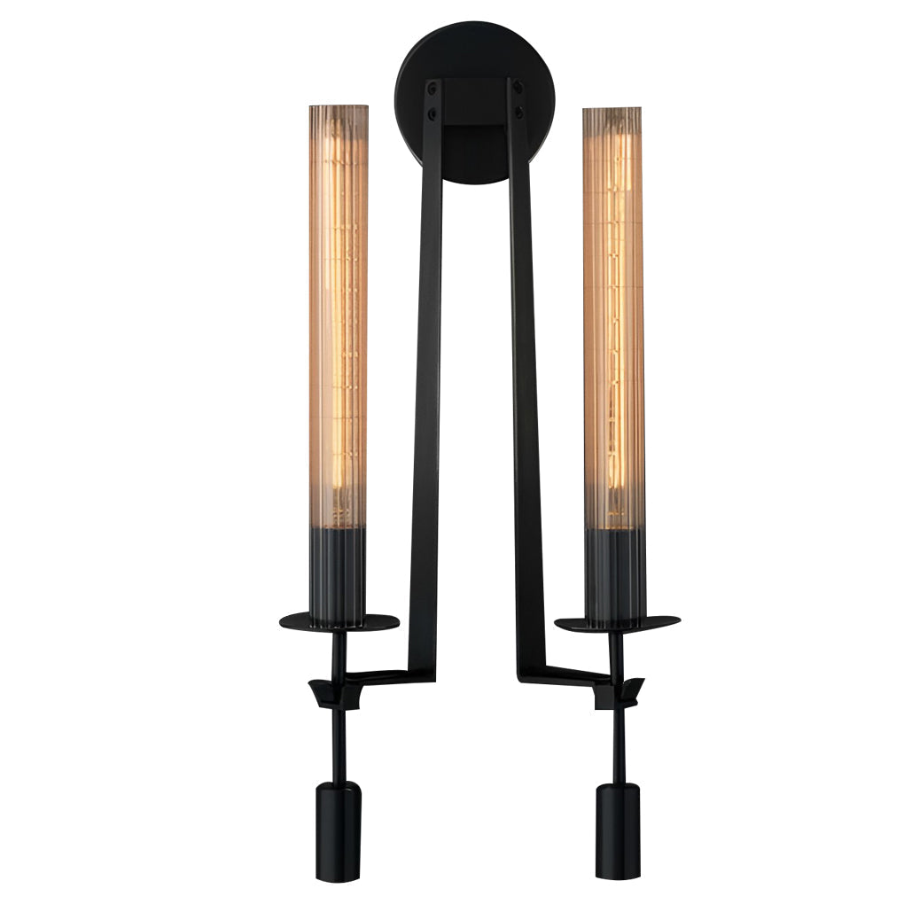 Luxury Crystal Glass Wall Sconce Postmodern E14 Indoor Lighting Fixture for Bedroom