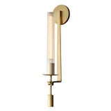 Luxury Crystal Glass Wall Sconce Postmodern E14 Indoor Lighting Fixture for Bedroom