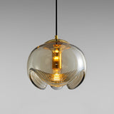 Luxury Electroplated Glass LED Pendant Light Modern Hanging Ceiling Lamp for Dining Room and Kitchen