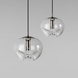 Luxury Electroplated Glass LED Pendant Light Modern Hanging Ceiling Lamp for Dining Room and Kitchen