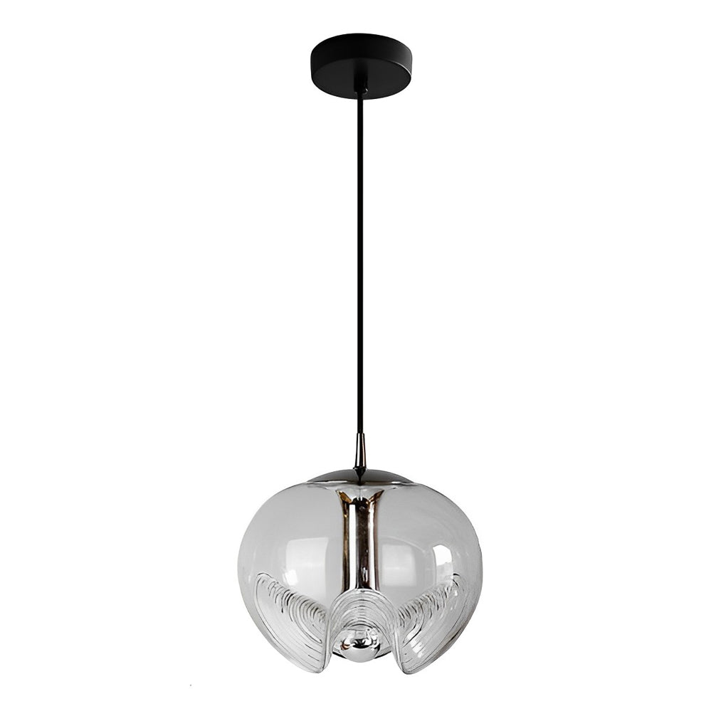 Luxury Electroplated Glass LED Pendant Light Modern Hanging Ceiling Lamp for Dining Room and Kitchen