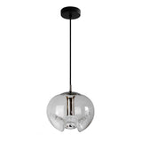 Luxury Electroplated Glass LED Pendant Light Modern Hanging Ceiling Lamp for Dining Room and Kitchen