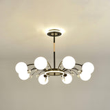 Luxury Glass Raindrop Chandelier Elegant Modern Ceiling Pendant Light Fixture