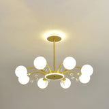 Luxury Glass Raindrop Chandelier Elegant Modern Ceiling Pendant Light Fixture