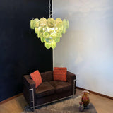 luxury-green-murano-iridescent-glass-disc-chandelier-elegant-mid-century-modern-ceiling-lamp