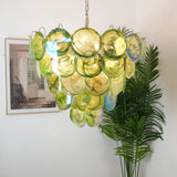 luxury-green-murano-iridescent-glass-disc-chandelier-elegant-mid-century-modern-ceiling-lamp