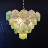 luxury-green-murano-iridescent-glass-disc-chandelier-elegant-mid-century-modern-ceiling-lamp