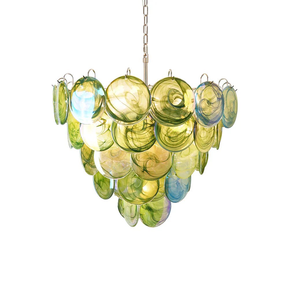 luxury-green-murano-iridescent-glass-disc-chandelier-elegant-mid-century-modern-ceiling-lamp