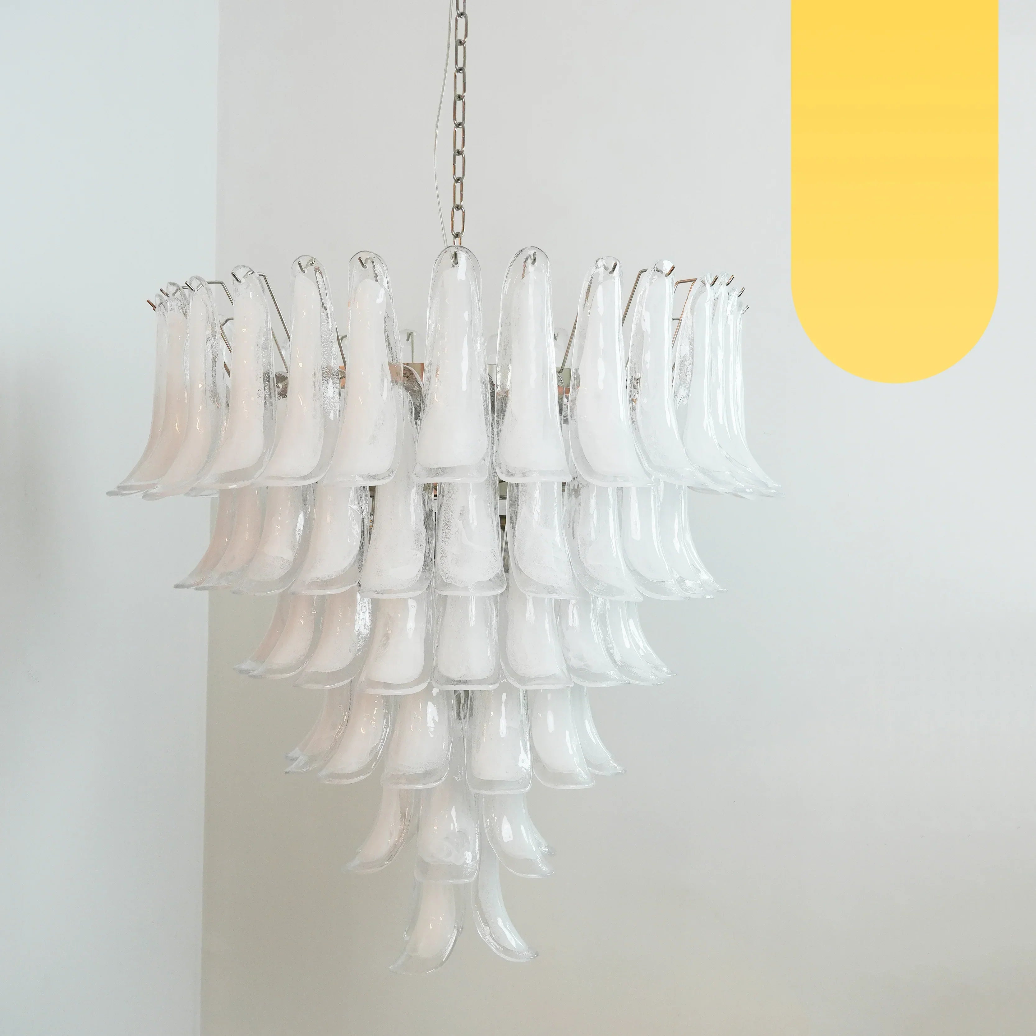 luxury-handcrafted-clear-glass-petal-chandelier-vintage-murano-style-hanging-light